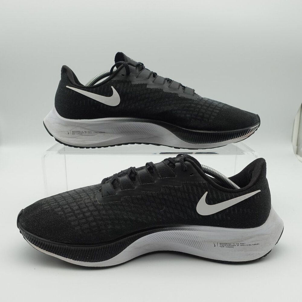 Nike Zoom Pegasus 37 Men Size 12 Shoes Black Sneakers Running Training